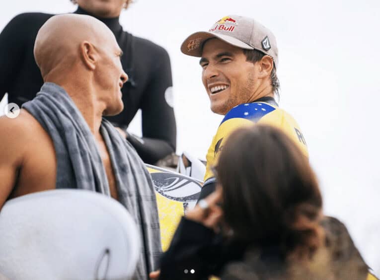 Kelly Slater (left) Baby Kelly Slater.